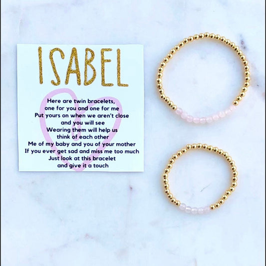 Gemstone School Anxiety Bracelet Set - Simply Stated