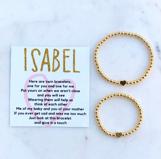 School Anxiety Matching Bracelet Set - Simply Stated