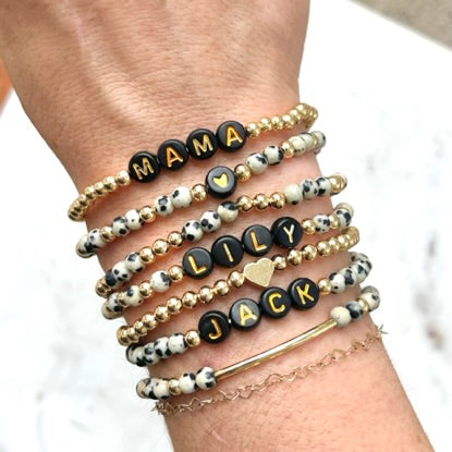 Gold Filled Waterproof Custom Name Bracelets