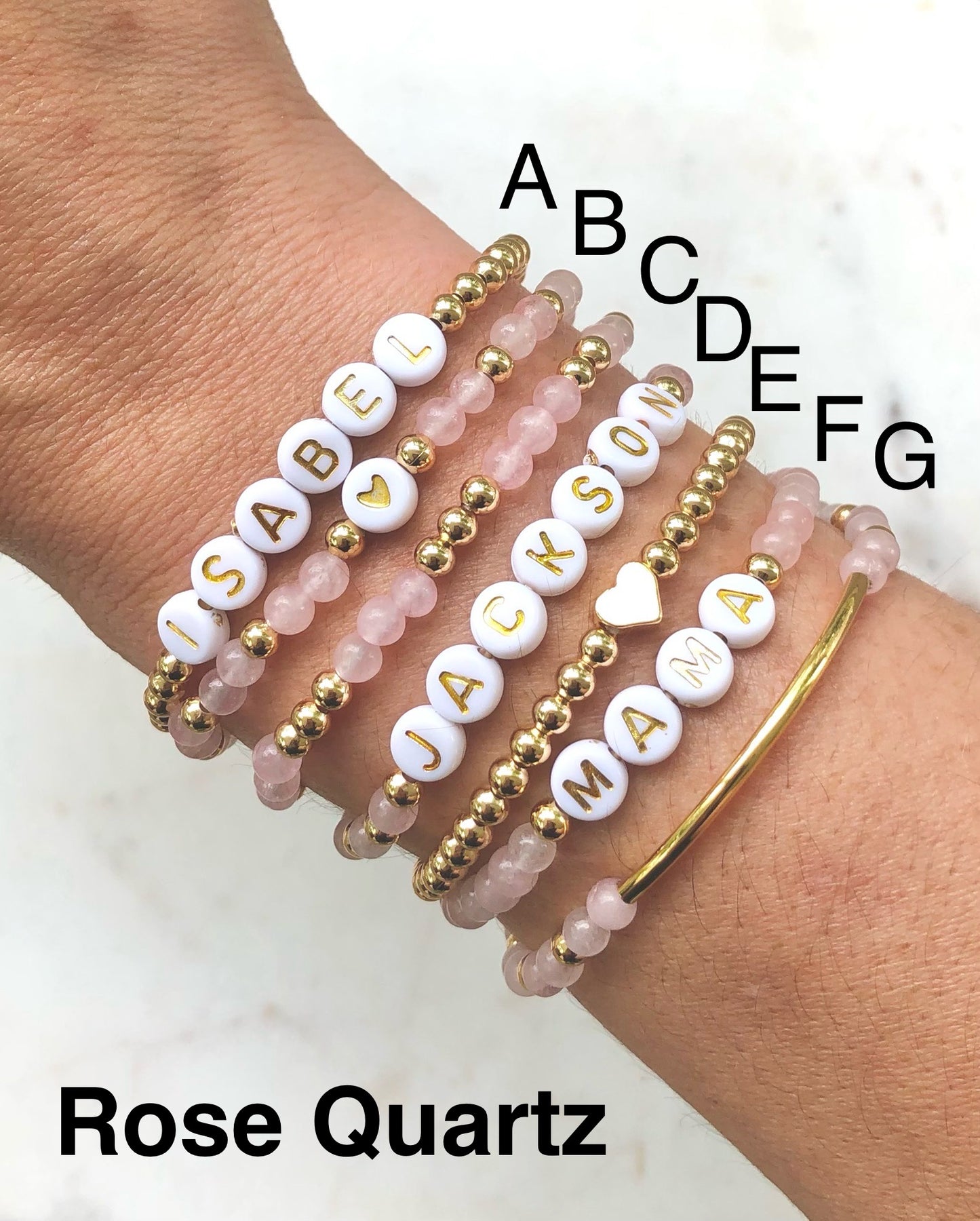Gold Filled Waterproof Custom Name Bracelets