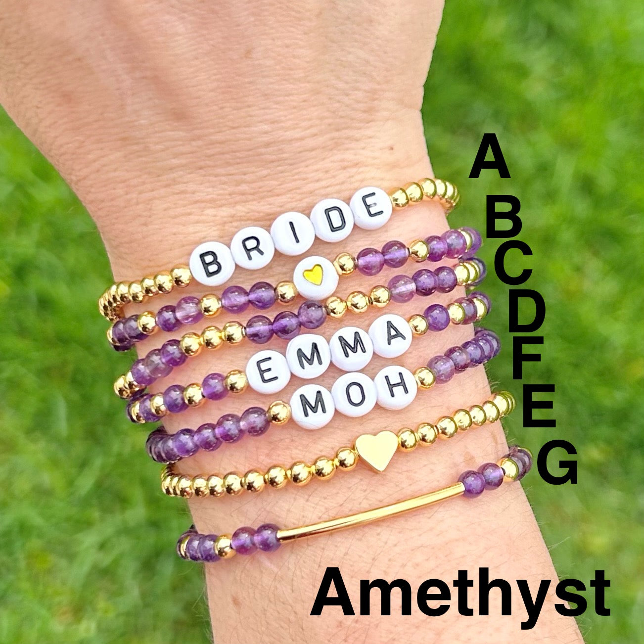 Gold Filled Waterproof Custom Name Bracelets