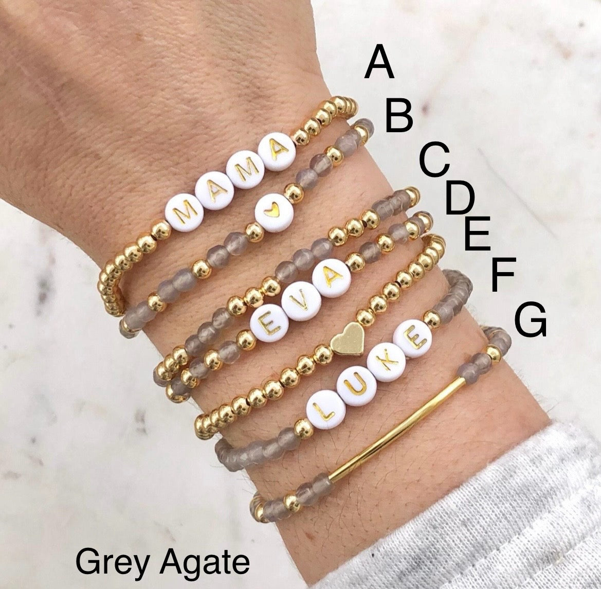 Gold Filled Waterproof Custom Name Bracelets