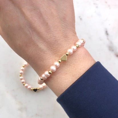 Pearl Mother Daughter Matching Bracelet Set - Simply Stated