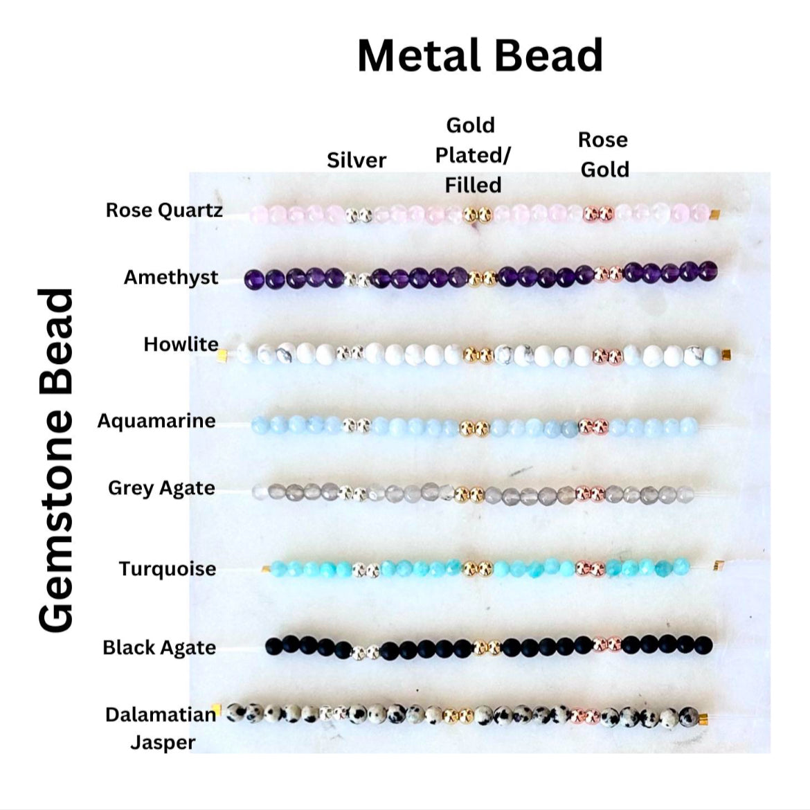 Custom Name Bracelet Stack