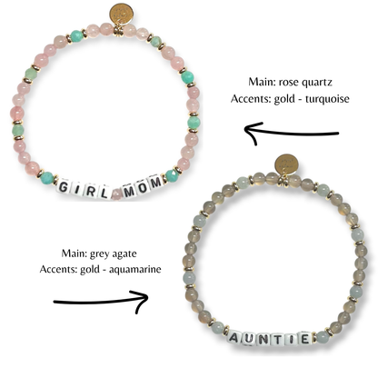 Custom Name Beaded Bracelet