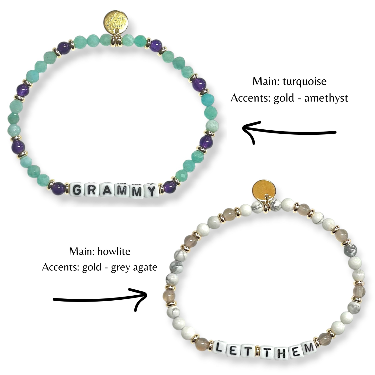 Custom Name Beaded Bracelet