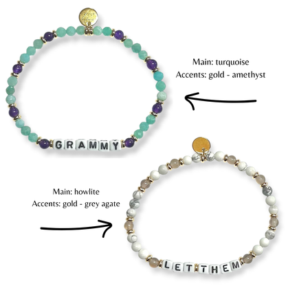 Custom Name Beaded Bracelet