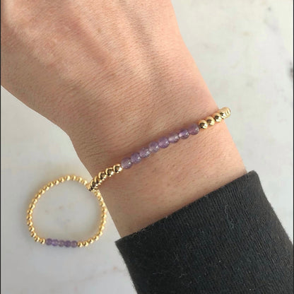 Gemstone School Anxiety Bracelet Set - Simply Stated