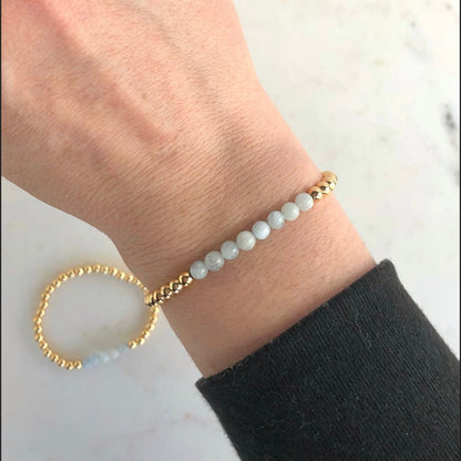Gemstone School Anxiety Bracelet Set - Simply Stated
