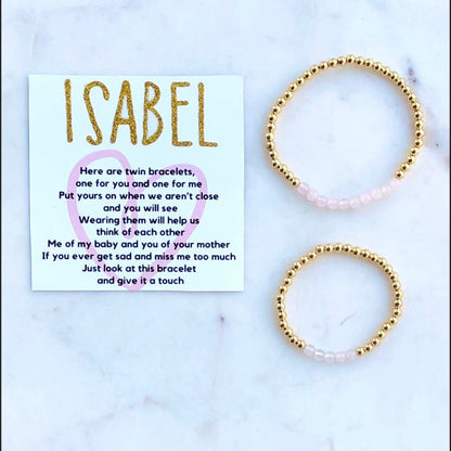Gemstone School Anxiety Bracelet Set - Simply Stated