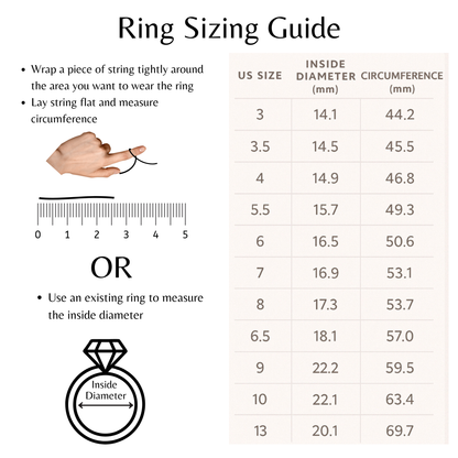 Waterproof Dainty Stacking Rings