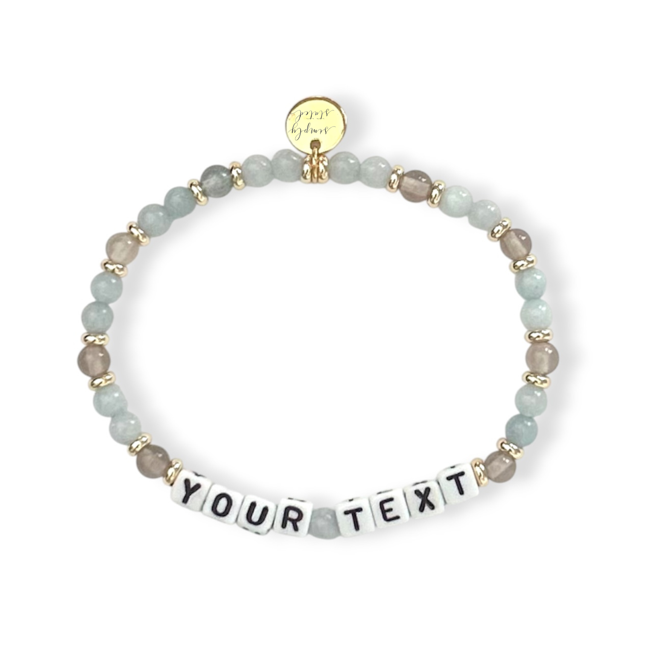 Custom Name Beaded Bracelet