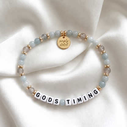 Custom Name Beaded Bracelet