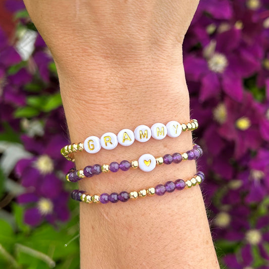 Custom Name Bracelet Stack
