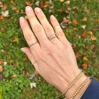 Waterproof Dainty Stacking Rings