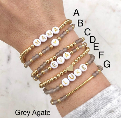Gold Filled Waterproof Custom Name Bracelets