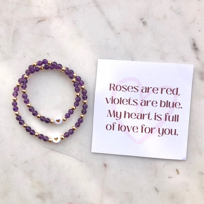 Amethyst Valentines Day Matching Set - Simply Stated