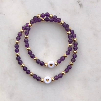 Amethyst Valentines Day Matching Set - Simply Stated
