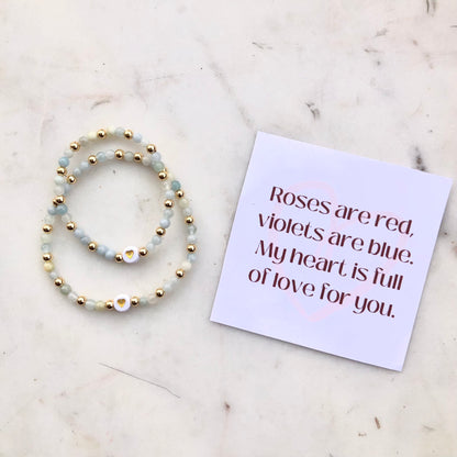Aquamarine Valentines Day Matching Set - Simply Stated