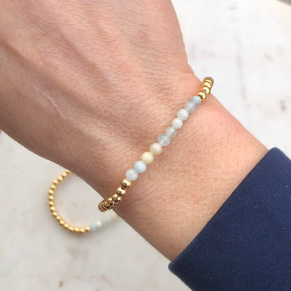 Gemstone Matching Mother Daughter Bracelet Set - Simply Stated