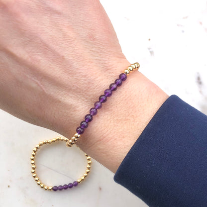 Gemstone Matching Mother Daughter Bracelet Set - Simply Stated